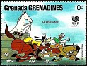 Grenadines - 1988 - Walt Disney - 10 ¢ - Multicolor - Disney, Olympics - Scott 945 - Walt Disney Olympics Seul Pluto & Donald Horse Race - 0